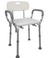 Mobiclinic Duschhilfe Badehocker R?ckenlehne rutschfeste F??e Leichtgewicht