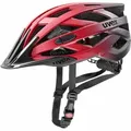 Uvex i-vo cc Fahrradhelm red-black matt 56-60 cm - Leichter Allround-Helm mit 3D IAS, 24 Belüftungen, Plug-in LED-kompatibel, Insektennetz, EN 1078 - Rot