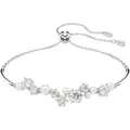 Armband SWAROVSKI "Schmuck Geschenk Constella Armkette, 5705618", silber (metallfarben, kristallweiß, weiß, kristallweiß), Armbänder, Damen, Metall-Perlen, Metall, Perlen, mit Swarovski Kristall - mit Swarovski Perle