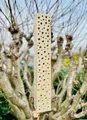 DARLUX Wildbienen - Insektenhotel Nisthilfe Holzstamm Naturbelassen 600 mm