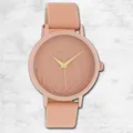 Oozoo Leder Damen Uhr C10604 Analog Quarzuhr Armband orange Timepieces UOC10604