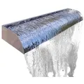 Köhko Poolwasserfall Köhko Wasserfall Victoria 30-90 CM aus Edelstahl hochglanz Aquafall 45 cm