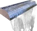 Köhko Wasserfall "VICTORIA" 30-90 CM aus Edelstahl hochglanz Aquafall Länge: 45 CM