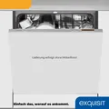 vollintegrierbarer Geschirrspüler "EGSP6012-E-030E silber", 12 Maßgedecke silberfarben