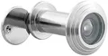 PEARL Tür-Spione: Türspion mit Sichtschutz, 160°, 36-60 mm, Ø 14 mm, Edelstahl satiniert (Door-Viewer, Peephole, Spion)