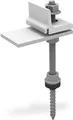 K2 Systems SingleRail Stockschraube M12x250 PA BC, mit Faserzement Dichtung, Edelstahl / Aluminium (2003276) - 0% MwSt. (gem. § 12 Abs. 3 UStG)