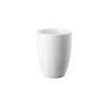 Rosenthal Becher the mug+ Silky White doppelwandig, Porzellan, Weiß, 280 ml