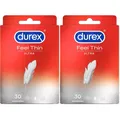 60 Stück Durex Feel Thin Ultra Dünn Kondome Liebe Sex Ultradünn