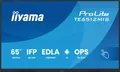 iiyama ProLite 165 cm 65 Zoll Diagonalklasse LCD-Display mit LED-Hintergrundbeleuchtung interaktive Digital Signage Touchscreen Multi-Touch / optionaler Slot-in-PC 4K UHD 2160p 3840 x 2160 Direct LED schwarz Blende matte Oberfläche (TE6512MIS-B4AG)