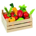51658 Eine Kiste Gefüllt mit Obst und Gemüse für Einkaufen und Kochspiel, 10T...