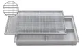 ACO 60x40cm Schuhabstreifer V-Stab Maschenrost mit Bodenwanne Vario Light Abtreter Fußmatte