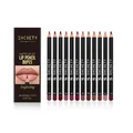 12 Farben Matte Lip Liner Set, Premium Waterproof Smooth Lip Pencils, Long La...