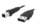 Belkin Pro-Serie Hi-Speed USB 2.0-Kabel USB-A auf USB-B für Drucker, Scanner und Externe Festplatten (1,8m), Grau