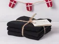 Solwang Wischtuch SCHWARZ gestrickt 3er Set Spültuch Küchentuch Putztuch Lappen