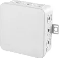 F-Tronic 7340139 Abzweigkasten (L x B x H) 75 x 75 x 40mm Lichtgrau IP54 10St.