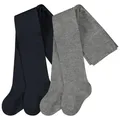 FALKE Strickstrumpfhose Baby Family 2-Pack Strumpfhose (2 St) mit weicher Baumwolle bunt 74-80