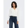 ONLY Hemdbluse ONLYASMIN SHIRT L/S WVN NOOS weiß S (36)