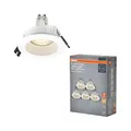 Osram Spot Set LED Einbaustrahler GU10 2,6W Weiß 85mm, 200lm 2700K Warmweiß, CRI≥80, Kunststoffgehäuse, 5er-Set