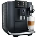 JURA E8 Cosmic Black (ED) Kaffeevollautomat (OneTouch, P.A.G.2, Tasten-Farbdisplay, 280 g Bohnenbehälter, 1,9 l Wassertank, Milchsystem, J.O.E. App) - Schwarz