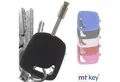 mt-key Schlüsseltasche Autoschlüssel Softcase Silikon Schutzhülle Schwarz, Ford Fiesta Focus Transit KA Escort Mondeo Tourneo Startschlüssel