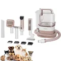 Steinborg® Tierhaarschneidemaschine mit Staubsauger 13.500 Pa Hundeschermaschine leise mit Sauger Hundestaubsauger mit Bürste Tierhaarentferner & Fellpflege für Hunde, Katzen Profi Haustierpflegeset
