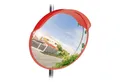 relaxdays Wandspiegel Verkehrsspiegel 60 cm rot
