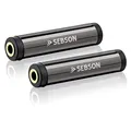 SEBSON 2x Klinken Kupplung 3,5mm Stereo, weiblich/weiblich, AUX Verbinder/Adapter Buchse für Audio Kabel