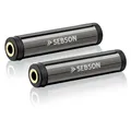 2x AUX Kupplung Verbinder weiblich 3,5mm Buchse - Audio Klinke Stereo SEBSON