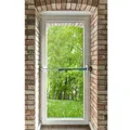 ALLEGRA Stützelement Sicherungsstange 101 - 175 cm (weiß) AB-175W, für Fenster, Tür, Balkon