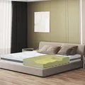 The White Stone Matratze 90 x 180 mit mittlerer Festigkeit | Höhe 20cm | Hypoallergener und atmungsaktiver Stoff | Orthopädische und selbstmodellierende Eigenschaften | Hergestellt in Italien