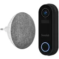 Hombli Smart Home Türklingel smarte Türklingel 2 + Gong (Außenbereich) schwarz