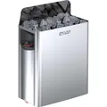 Harvia Saunaofen The Wall 9,0 kW Elektroofen SW90 mit integrierter Steuerung - Silber