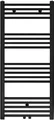 Badheizkörper - Mittelanschluss Schwarz Matt Gebürstet - 1200 x 500 (HxB)-537W