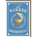 Verlag Dominique Grußkarten Geburtstag - Karte mit Umschlag - Männer, Grill