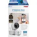 Reer 80310 IP Babycam MOVE Smart Babyphone, KameraÃ1/4berwachung, Nachtlicht, Schlaflieder - Weiß