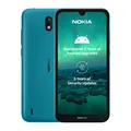 Nokia 1.3 Smartphone - Deutsche Ware (14,3cm (5.71 Zoll), 16GB interner Speicher, 1GB RAM, Dual Sim), cyan [UK Plug]