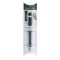 FABER-CASTELL Castell 9000 Bleistifte B dunkelgrün mit Radierer, 1 St.