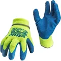 Arbeitshandschuhe Winter Gefüttert Warm Warngelb Gr 10 Herren Damen Montagehandschuh Gartenhandschuh Schutzhandschuhe En 388 / Ce-cat Ii / En 511