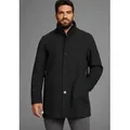 Langjacke BRUNO BANANI, Herren, Gr. XL, grau (anthrazit), Obermaterial: 100% Polyester. Futter: 100% Polyester, gemustert, casual, Langarm, Jacken, aus Polyester, casualer Stil, mit 6 Taschen