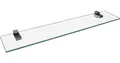 Glasablage Ablagekonsole Ablage Glaskonsole 60 cm Chrom / Glas klar