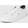 Tommy Hilfiger Sneaker aus Leder mit Label-Detail Modell 'ESSENTIAL' in Weiss, Größe 41