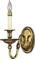Elstead Cambridge Wandleuchte E14 Brüniertes Messing