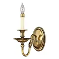 Wandlampe aus Messing Barock Design CANDELA 3 Wandleuchter Flur Wohnzimmer