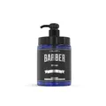 Barber Marmara Silber Rasiergel 1L mit Pumpspender, transparent, nicht schäumend, für präzise Rasur, Schutz vor Rasurbrand, frischer Duft, ideal für Barbiere und Männer.