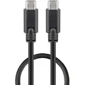 Goobay Ladekabel 67976, schwarz, 1m, USB-C auf USB-C, 60W Schnellladekabel