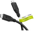 Goobay USB-C?-Kabel, 1 m, schwarz