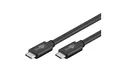 Goobay USB-C Kabel USB 3.2 Gen 1 Power Delivery USB-Kabel, USB-C, (100 cm), 5 Gbits Datenübertragung