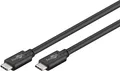USB 3.0 USB-C Anschlusskabel USB-C Stecker auf Stecker 1m schwarz