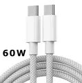 Ladekabel USB C 60w Schnell für iPhone 15 16 Plus Pro Max Samsung Xiaomi Fast