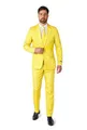 Suitmeister Partykostüme für Herren - Einfarbiger Anzug für Kostüme für Karneval, Halloween-Partys und Themenpartys - Gelb - Größe XXL
